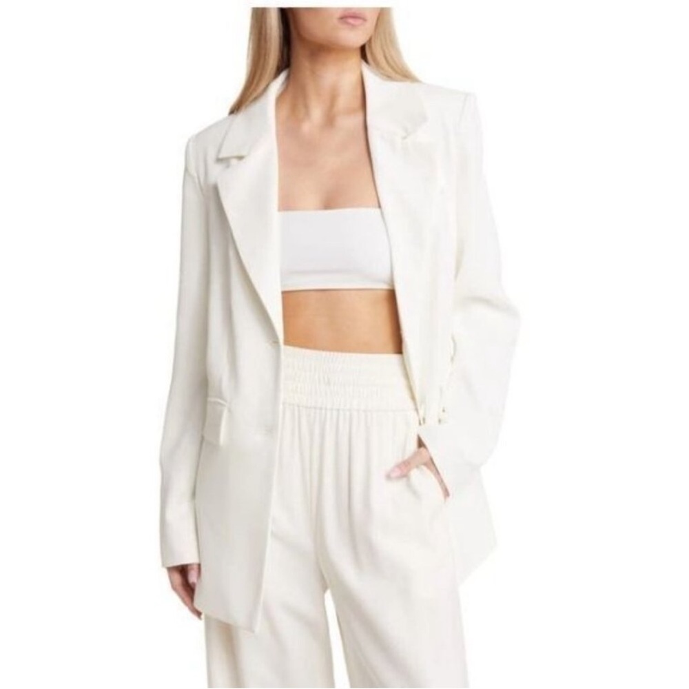 Naked Wardrobe Cream Blazer